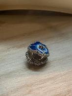 Pandora Blauwe Viooltje Bedel, Verzenden, Pandora, Zo goed als nieuw, 1 bedel