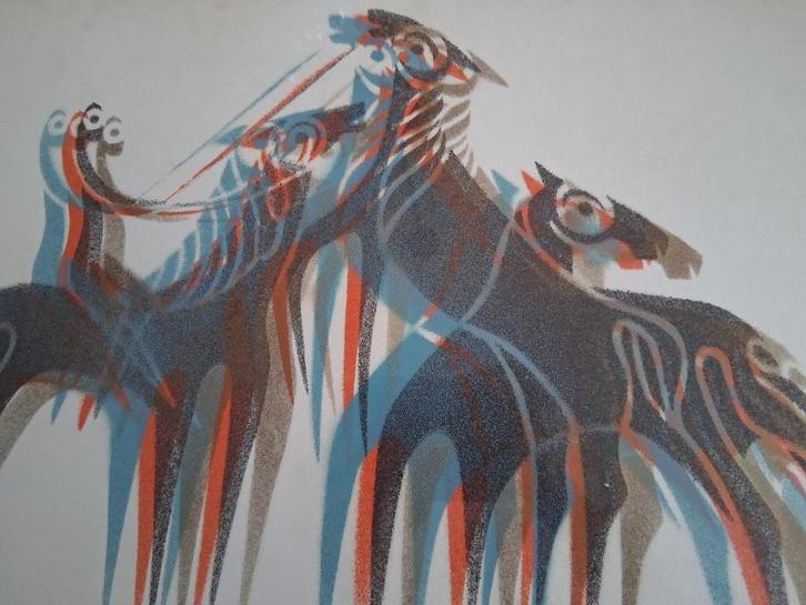 schilderij Hans Schmidt., Antiek en Kunst, Kunst | Schilderijen | Modern, Ophalen