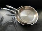 Fissler koekenpannen 24 & 28 cm diameter, Huis en Inrichting, Keuken | Potten en Pannen, Overige materialen, Gebruikt, Inductieplaat