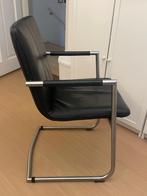 Eetkamer stoelen, Huis en Inrichting, Stoelen, Ophalen, Gebruikt, Zwart, Leer