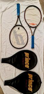 Twee Prince Graphiite ARC tennisrackets met hoes., Sport en Fitness, Tennis, Ophalen of Verzenden, Zo goed als nieuw, Racket, Prince