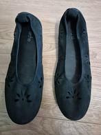Sch109 - Zwarte leren Arche instappers maat 38 (1), Kleding | Dames, Schoenen, Ophalen of Verzenden, Gedragen, Zwart, Instappers
