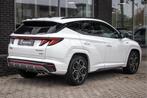Hyundai Tucson 1.6 T-GDI PHEV N Line 4WD - Apple cp/Android, Gebruikt, 4 cilinders, Leder en Stof, Wit