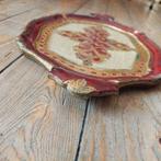 Lucky Vintage Italiaans brocante Florentijns dienblad, Gebruikt, Italy, Ophalen of Verzenden, Florentijns