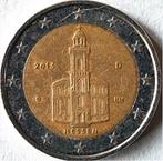 2 Euro munt HESSEN Pauluskerk 2015 - DUITSLAND, Ophalen of Verzenden, Duitsland, 2 euro, Losse munt