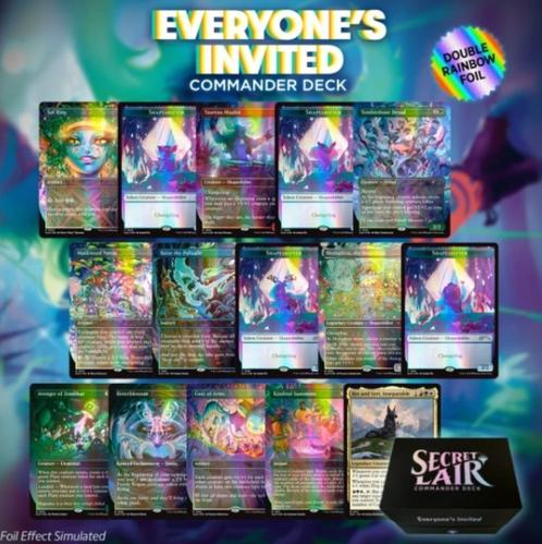 magic the gathering secret lair, Hobby en Vrije tijd, Verzamelkaartspellen | Magic the Gathering, Nieuw, Losse kaart, Foil, Ophalen of Verzenden