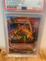 M Charizard EX - PSA 9 - Evolutions, Ophalen of Verzenden, Zo goed als nieuw, Losse kaart, Foil