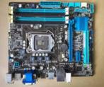 Asus B75M-PLUS Moederbord met LGA 1155, Ophalen of Verzenden, Gebruikt, DDR3