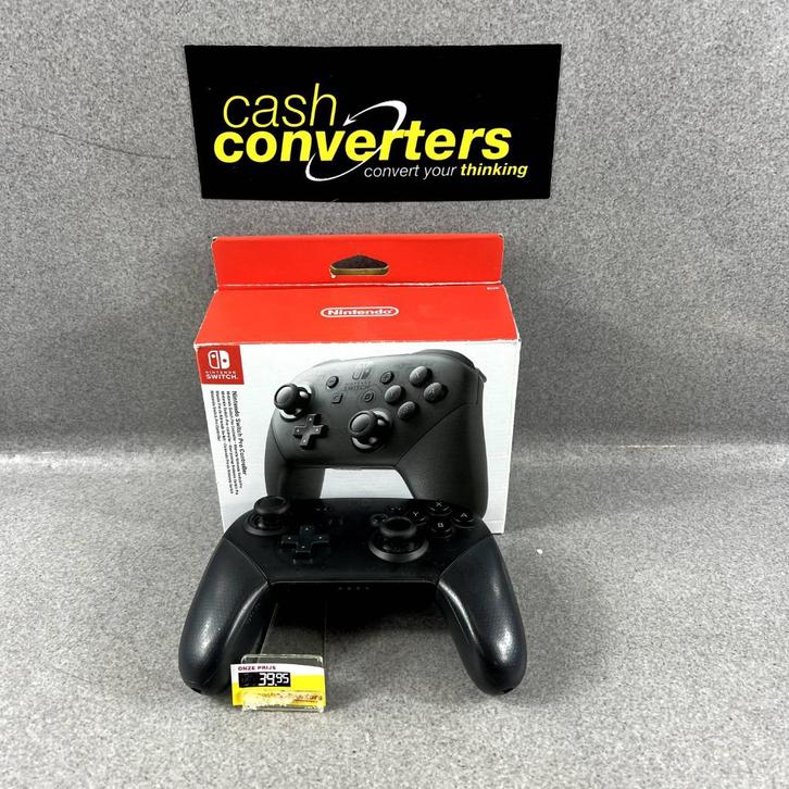 Switch pro controller | zwart | doos | 395592, Spelcomputers en Games, Spelcomputers | Nintendo Switch, Zo goed als nieuw, Switch Original