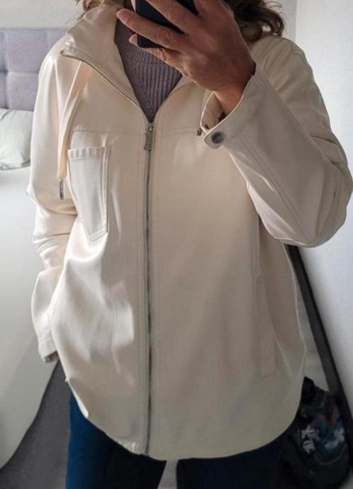 Prachtige leren jas van Rino & Pelle, maat 40, Kleding | Dames, Jassen | Zomer, Zo goed als nieuw, Maat 38/40 (M), Wit, Ophalen of Verzenden