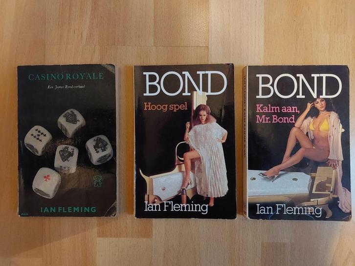 3 boeken James Bond, Boeken, Avontuur en Actie, Gelezen, Ophalen of Verzenden