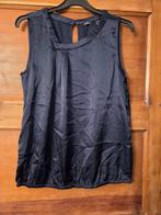 Mooie donkerblauwe top van gladde stof van Mexx maat 38, Maat 38/40 (M), Mexx, Blauw, Ophalen of Verzenden