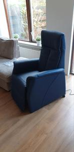 Relax fauteuil / Kobalt, Ophalen, Zo goed als nieuw, 75 tot 100 cm, Leer
