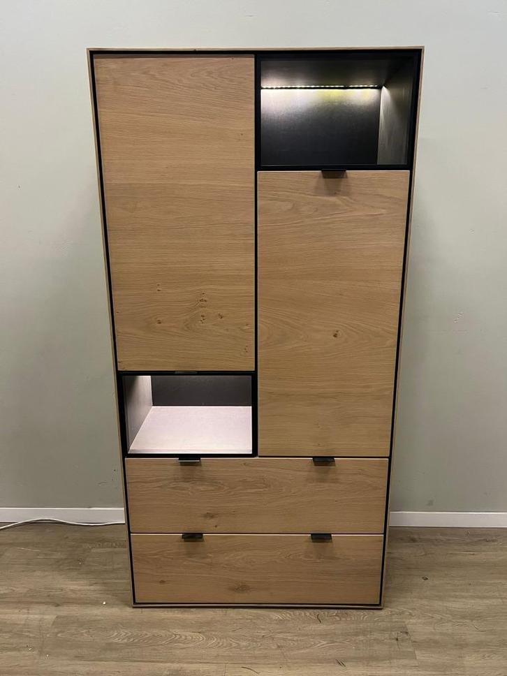 Elements bergkast van Xooon nu voor €899,-, Huis en Inrichting, Lampen | Vloerlampen, Nieuw, Minder dan 100 cm, Hout, Metaal, Ophalen of Verzenden