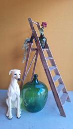 Brocante Vintage Schilderstrap Houten Trap, Antiek en Kunst, Ophalen