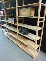 Set Houten stelling / legbordstelling / opbergrek 40cm diep, Ophalen, Gebruikt, Bruynzeel, Onbekend