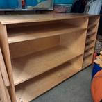 Houten Opbergkast met Planken, Huis en Inrichting, Ophalen, Met plank(en), Gebruikt, 100 tot 150 cm