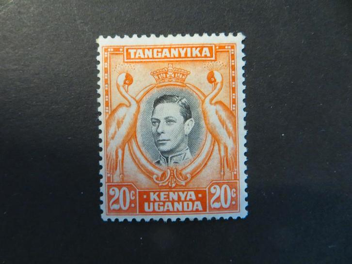 A14210: Kenya Uganda Tanganyika GVI 20 c  P 13 1/4, Postzegels en Munten, Postzegels | Afrika, Tanzania, Ophalen of Verzenden
