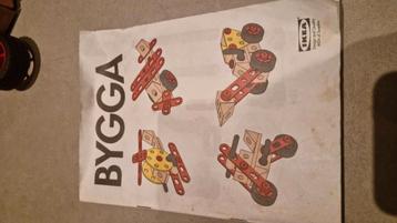 Houten bouw set (BYGGA Ikea) beschikbaar voor biedingen