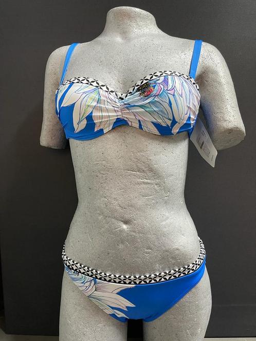 Opera bikini 36b model 61055 kan ook strapless, Kleding | Dames, Badmode en Zwemkleding, Nieuw, Bikini, Blauw, Verzenden