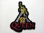Queen vrij mooie Freddie Mercury shaped patch q24 - 6.5x9cm, Verzenden, Nieuw, Kleding