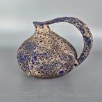 Vintage West-Duitse Fat Lava vaas. Ruscha, blauw beige 313, Antiek en Kunst, Ophalen of Verzenden