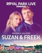 2x staanplaatsen voor Suzan & Freek @Royal Park Live, Tickets en Kaartjes, Twee personen