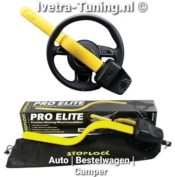 Stuurslot Dacia Stoplock Pro Elite | Airbag Beveiliging, Auto diversen, Anti-diefstal, Nieuw, Ophalen of Verzenden