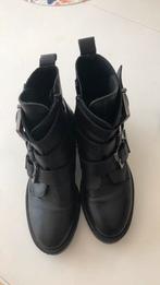 Zwart leren laarsjes van Manfield Mt 36, Verzenden, Nieuw, Zwart