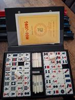 Mahjong in koffer met laten  opzet plankjes, Hobby en Vrije tijd, Ophalen of Verzenden, Zo goed als nieuw