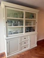 Grote Engelse vitrinekast met schuifdeuren, Ophalen, Gebruikt, 200 cm of meer, 150 tot 200 cm
