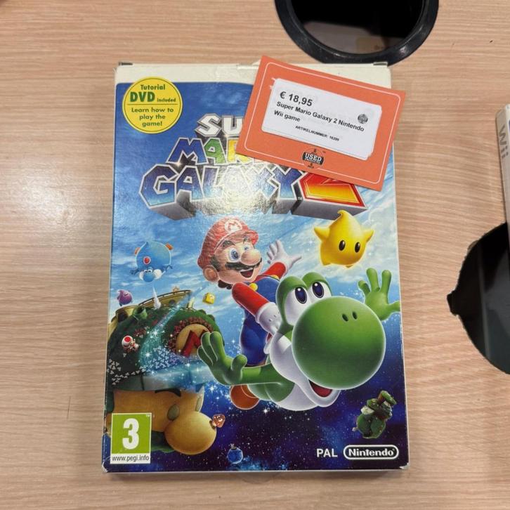 Super Mario Galaxy 2 Nintendo Wii game, Spelcomputers en Games, Games | Nintendo Wii, Zo goed als nieuw
