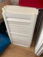 Witte Houten Shutters/Jaloezieën, Huis en Inrichting, Ophalen, Gebruikt, Wit, 100 tot 150 cm