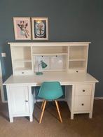 Hemnes bureau Ikea wit hout, Huis en Inrichting, Bureaus, Ophalen of Verzenden, Gebruikt