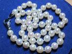 Vintage cultivé parel ketting 14K gouden slot goed kwaliteit, Ophalen, Goud, Ketting