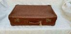 D173: VINTAGE  koffer van geperst karton jaren 50, Overige materialen, 35 tot 45 cm, Gebruikt, 50 tot 60 cm