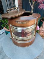 Mooie grote scheepslamp bakboord, Verzamelen, Ophalen, Gebruiksvoorwerp, Onbekend, Motorboot of Zeilboot