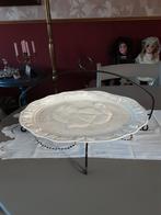 Vintage kalkoen serveerschaal met standaard, Antiek en Kunst, Ophalen