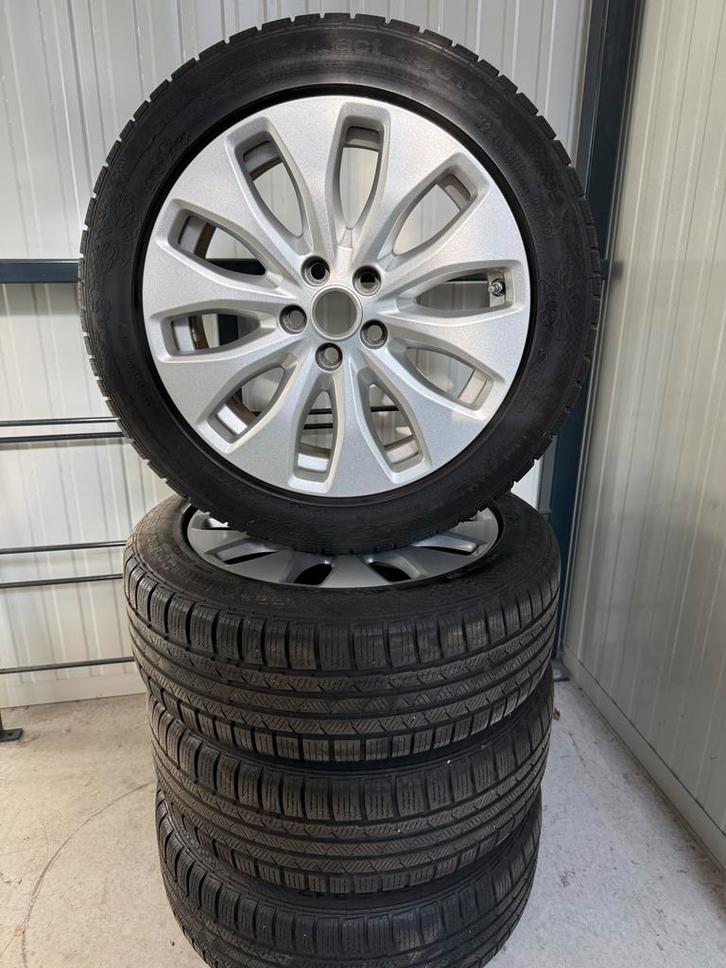 Jaguar Velgen 205/55 R17 met Continental Winterbanden 5x108, Auto-onderdelen, Banden en Velgen, Banden en Velgen, Winterbanden