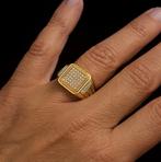 Prachtige zegelring maat 23, Sieraden, Tassen en Uiterlijk, Overige materialen, 20 of groter, Ut, Nieuw