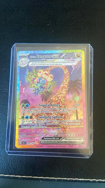 Alolan exeggutor ex 242/191 Pokemon Surging Sparks beschikbaar voor biedingen