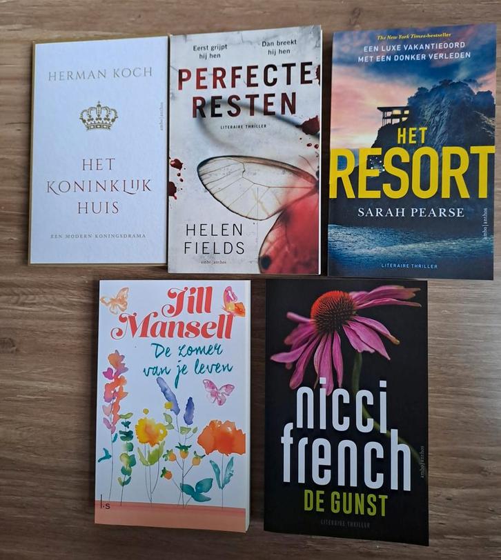 Boekenpakket: Koch, Fields, Mansell, Pearse, French, Boeken, Thrillers, Nieuw, Nederland, Ophalen of Verzenden