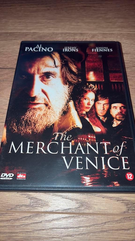 The Merchant of Venice met Al Pacino en Jeremy Irons., Cd's en Dvd's, Dvd's | Drama, Zo goed als nieuw, Vanaf 16 jaar, Ophalen of Verzenden