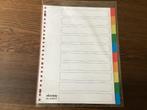 A4 tabbladen kleurenassortiment 10 tabs in verpakking, Ophalen of Verzenden, Nieuw