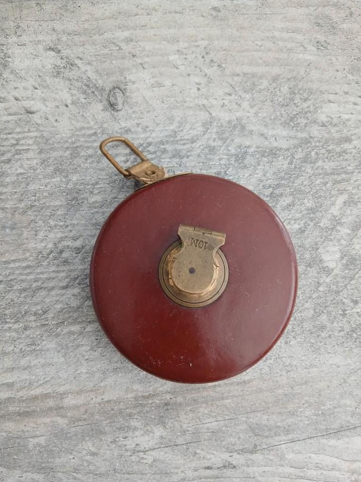 Vintage Meetlint 10 Meter, Antiek en Kunst, Antiek | Gereedschap en Instrumenten, Ophalen of Verzenden