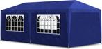 Partytent, Paviljoen, 3x6, opvouwbaar, Met Zijwanden, Blauw, Opvouwbaar, Partytent, Minder dan 4 meter, Nieuw