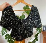 Toffe croptop met bloemetjes - Maat S/M, Ophalen of Verzenden, Nieuw