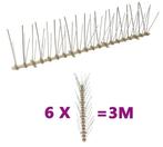 Vogelpinnen duivenpinnen 5 rijen 6 st 3 m GRATIS BEZORGD!, Verzenden, Nieuw, Overige typen