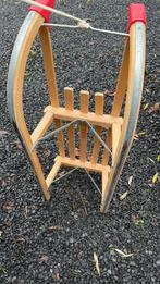 Houten slee, Ophalen, Gebruikt