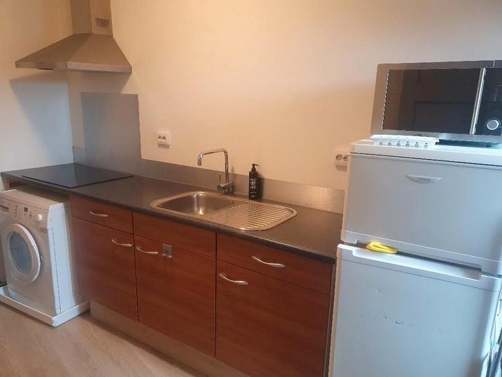 keukenblok inclusief inductieplaat en afzuigkap, Huis en Inrichting, Keuken | Keukenelementen, Gebruikt, Minder dan 100 cm, 50 tot 75 cm